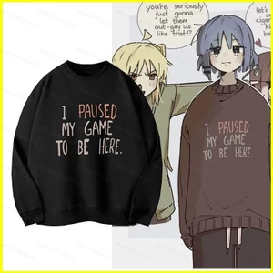 Gn BOCCHI THE ROCK Yamada Ryo Anime Áo Unisex Dài Tay Top Cosplay 3D Chui Đầu Plus Kích Thước NG
