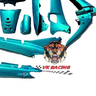 (Đọc kĩ tùy chọn) Dàn áo wave nhỏ - wave alpha xanh ngọc - tặng tem