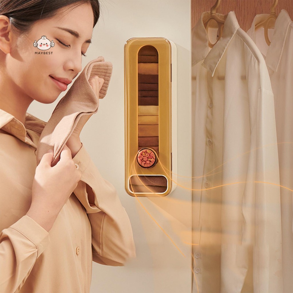 Maybest Quần Lót Treo Tường Sắp Xếp Tất Treo Tường Hộp Bảo Quản Quần Lót Tủ Đựng Đồ Lót {VN}