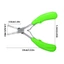 Treeling Fishing Kìm Kéo Cắt Thép Không Gỉ Móc Tẩy Dụng Cụ Câu Cá Bền Đẹp
