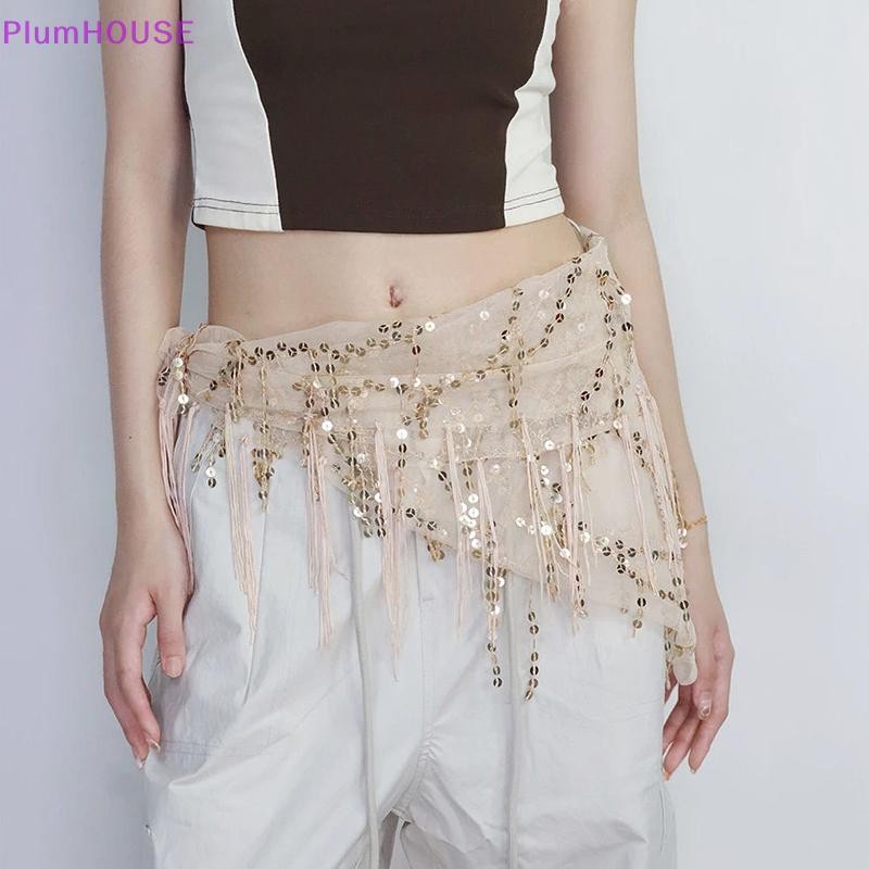 Plumhouse Đa Năng Bụng Khiêu Vũ Eo Dây Xích sel Tam Giác Khăn Thắt Lưng Jazz Khiêu Vũ Phụ Kiện Ấn Độ Khiêu Vũ Ngày Lễ Fart Rèm VN