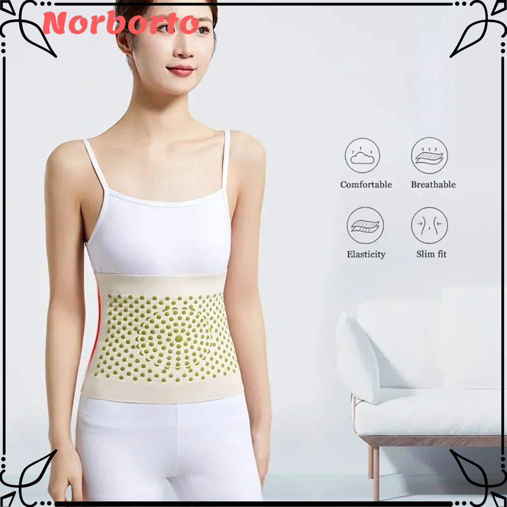 Thắt lưng NORBORTO, Dây thắt lưng ấm áp có độ đàn hồi cao, Dây thắt lưng nóng trị liệu thắt lưng