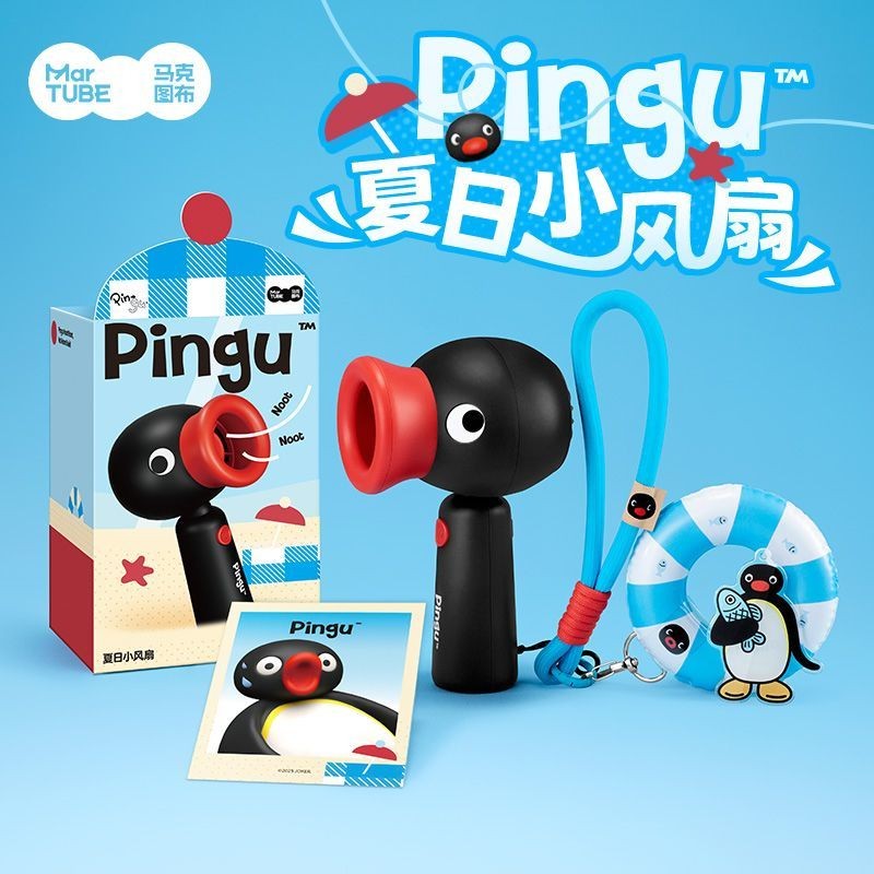 Quạt nhỏ Mark Tubu Pingu chính hãng, quà sinh nhật cho các cô gái, bạn gái, bạn thân, quà tặng sáng tạo và thiết thực