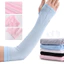 Tay áo chống tia cực tím cho nữ | Vỏ bọc tay thể thao làm mát chống trượt, Phòng tập thể dục Chạy xe đạp Lái xe, Nylon thoáng khí 32cm với vải lụa băng