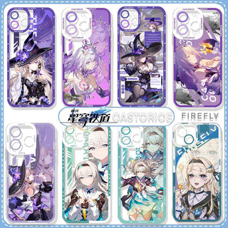 Ốp Điện Thoại Cho Redmi 14C 13 13C 4G 5G 12C 10C 9C 9T 9A 10 9 POCO C65 Ốp Lưng Firefly Castorice Honkai Star Rail Game Chống Sốc Trong Suốt Hoạt Hình Mềm Mại Dễ Thương