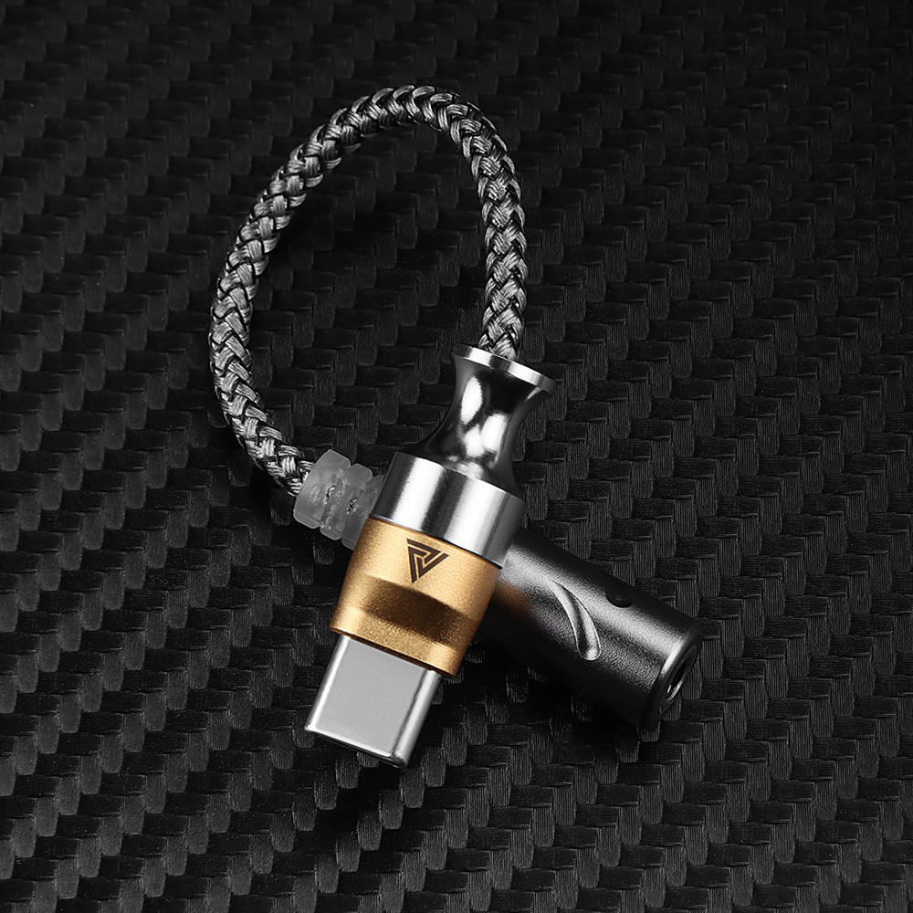 Qkz TC MAX + TC MAX PRO Adapter Sang Tai Nghe Cáp Âm Thanh Sang Điện Thoại Di Động Type-C Sang 3.5MM Chip Dây