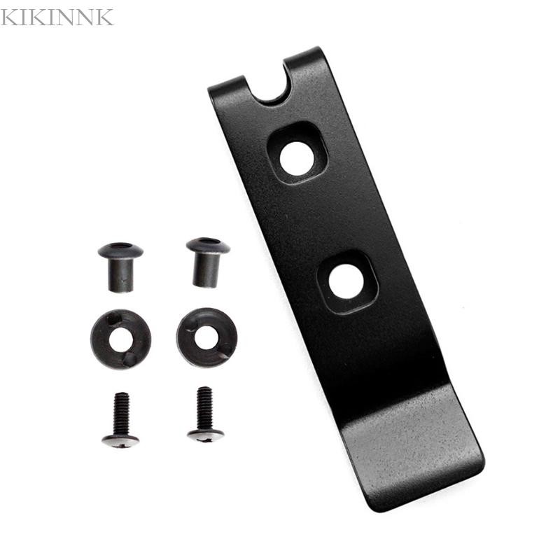 Kikin Thép không gỉ Giành Lưng Kẹp Đai Mini Bao Da Vỏ Mang Eo Kẹp Kẹp Cầm Móc