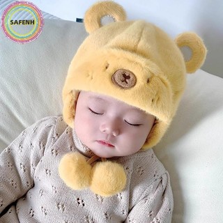SAFENH Capybara Mùa Đông Ấm Áp Trẻ Em Bé Gái Bé Trai Mũ Len Viền Mũ Len Có Len Mũ Bảo Vệ Tai Mềm Mại Sơ Sinh Bonnet VN