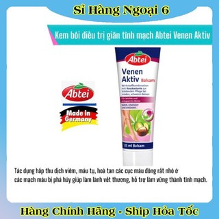 [DATE MỚI NHẤT] Kem Bôi giãn tĩnh mạch Abtei Venen Aktiv 125ML CỦA ĐỨC -HÀNG NỘI ĐỊA ĐỨC