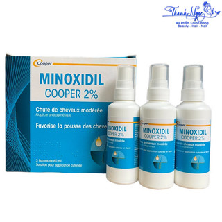 Xịt chống rụng Minoxidil Cooper 2% cho cả nam & nữ 3x60ml [ TN ]