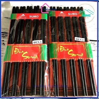Đũa gỗ tự nhiên Sumo (1 vỉ 10 đôi) cao cấp không hoá chất nhiều mẫu - Phương Trang