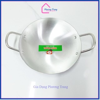 Combo 3 chảo nhôm (16cm,18cm,22cm) loại dày lòng sâu tráng bánh xèo, xào chính hãng giá rẻ - Phương Trang