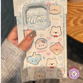 Adorable animals Phone Case for IPhone 16 15 14 13 12Pro Max 11 XR XS Max 7 8 Plus Cartoon Phone Cover Soft Case TA
