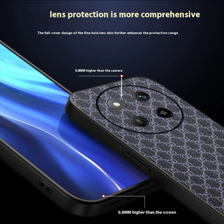 Ốp Lưng Cho Honor X9c Sang Trọng Cổ Điển Da Thời Trang TPU Mềm Cạnh Chống Sốc Vỏ Điện Thoại
