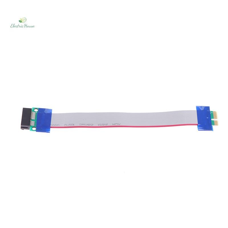[Nhà Điện] PCI Expres X1 PCI E Riser Card Extender Extension Ribbon Linh Hoạt Relocate Ribbon PCIE Cáp Nối Dài Bộ Chuyển Đổi mới