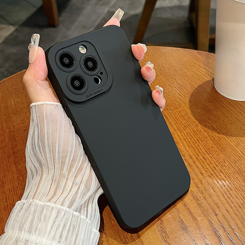 Ốp Điện Thoại Cho Huawei Honor V40 V30 V20 Pro X8B X6B X5B Plus GT Pro 4G 5G Vỏ Mềm Bảo Vệ Toàn Diện Ống Kính Chất Lỏng Mặt Sau Silicon Mờ Vỏ
