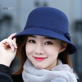 Julyhot Thu Đông Pháp Nơ Xô Mũ Nữ Ngọt Ngào Nỉ Có Hình Dạng Gấp Massivedeals