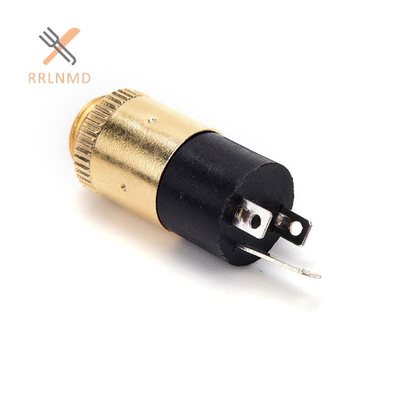 Rrlnmd 5 Chiếc PJ392 3.5 Mm Stereo Nữ Tất Jack 3.5 Âm Thanh Tai Nghe Kết Nối Vàng MỚI