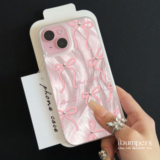 ibumpers Ốp Lưng IPhone Mơ Mộng Tinh Tế Ngọc Trai Nơ Có Dây Gấu Ốp Điện Thoại Trong Suốt Nhám Mờ TPU Mỏng Chống Sốc Chống Bẩn Cho IPhone 16 15 14 12 13 11 Pro Max IP 7 8 Plus X XS XR