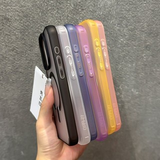 Ốp Điện Thoại Từ Tính Mờ Sang Trọng Cho iPhone 15 14 13 12 11 Pro Max Màu Kẹo Mờ 14 / 15 Plus Vỏ Mềm Bảo Vệ Ống Kính Máy Ảnh Ốp Lưng Chống Sốc Vỏ iPhone