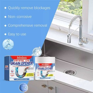 Crystal Lye Drain Opener Powder, All-Purpose Drain Cleaner for Kitchen Toilet