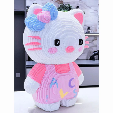 Cửa hàng Tương thích với các khối xây dựng Lego Lắp ráp Đồ chơi Kitty KT Cat Melody Puzzle hellokity Bé trai Bé gái Quà tặng Cửa hàng Khối xây dựng Lego tương thích Lắp ráp Đồ chơi Hello Kitty KT Cat 