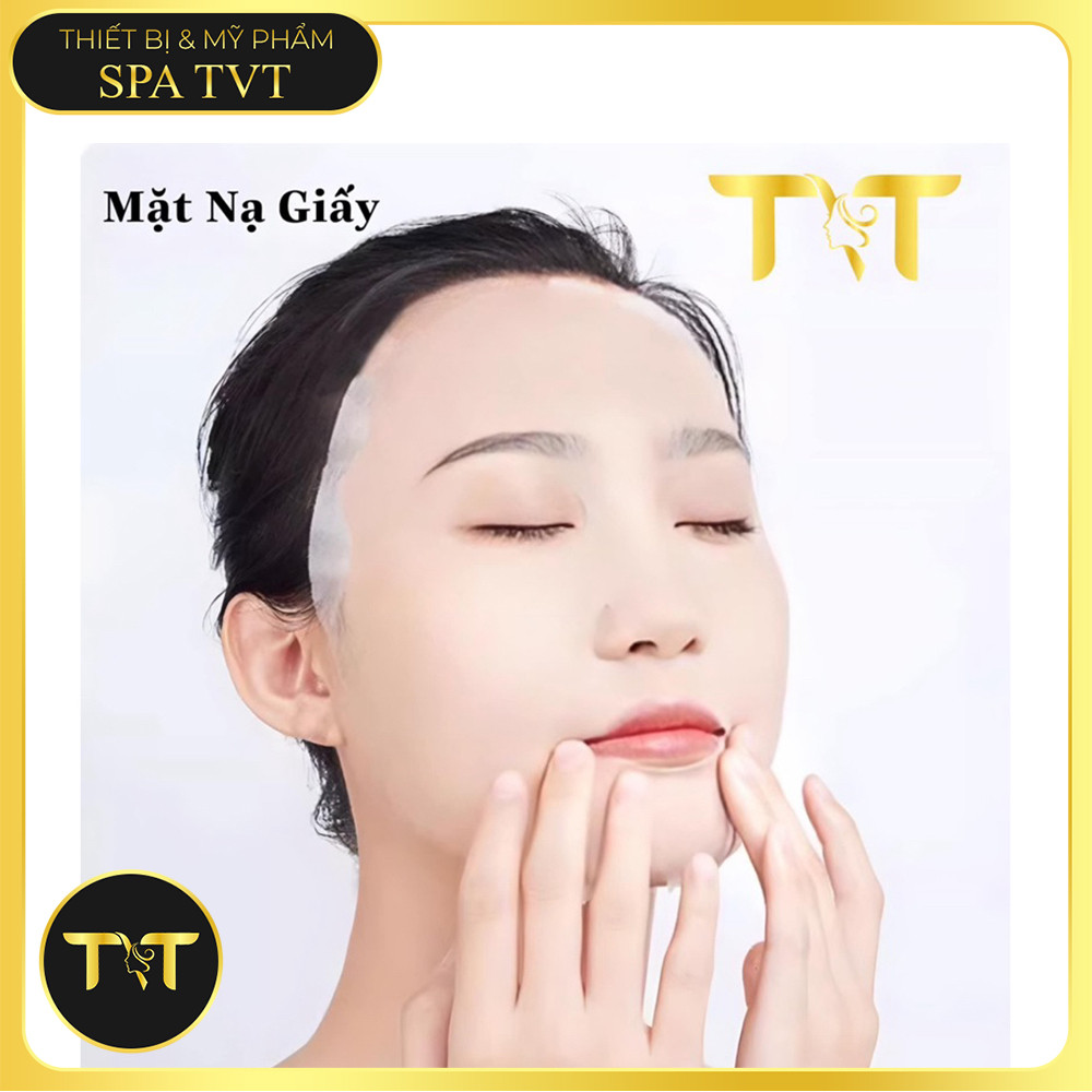 Mặt Nạ Giấy 80 Cái Và Giấy Tẩy Trang 1200 Miếng 7.7cm Cho Spa, Thẩm Mỹ Viện