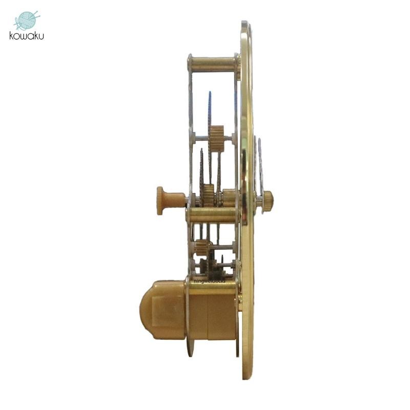 Kohaku Đồng Hồ Tròn Chèn 12.6cm Đồng Hồ Thay Thế Yên Tĩnh Cổ Điển Tự Làm Cơ Chế Đồng Hồ Kẻ Sọc Đầu Đồng Hồ Trang Trí Nhà Trường Văn Phòng