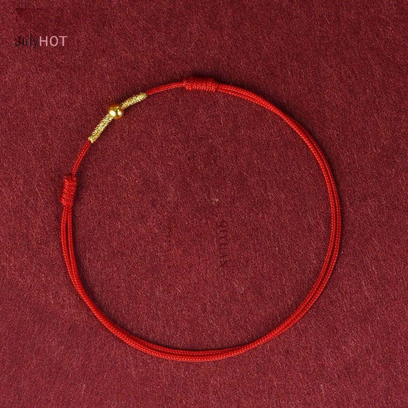 Julyhot Thời Trang Handmade Vòng Tay Dây Đỏ Vòng Tay May Mắn Nam Nữ Người Yêu Bạn Thân Nhất Vòng Tay May Mắn Vòng Chân Kích Thước Điều Chỉnh Massivedeals