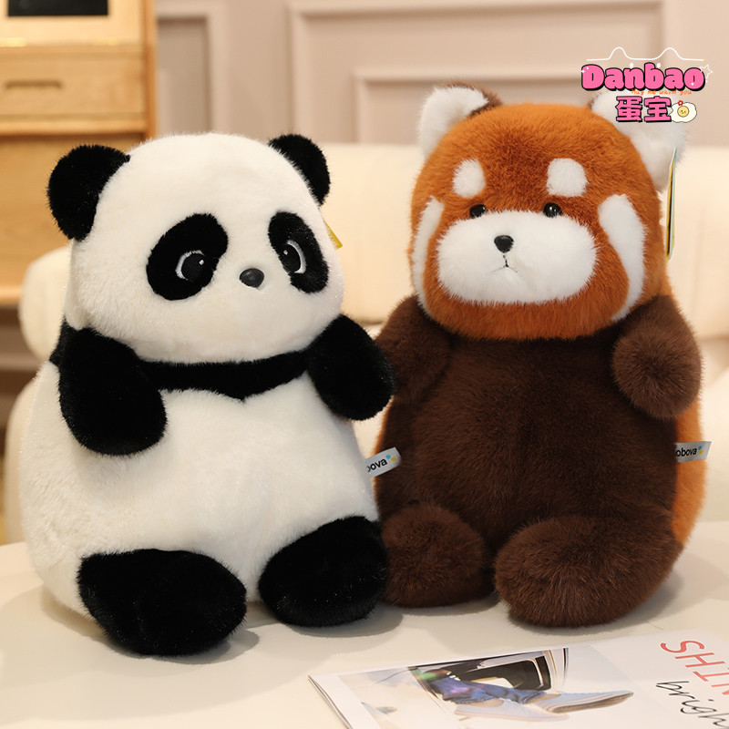 ((Bobova) Động vật lười biếng Đồ chơi sang trọng Búp bê thú cưng dễ thương Gấu trúc Seal Pink Pig Quà tặng cho bé gái Quà tặng sinh nhật Danbao Toy