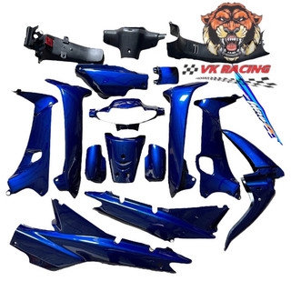 (Đọc kĩ tùy chọn) Dàn áo wave nhỏ - wave alpha xanh đen - tặng tem