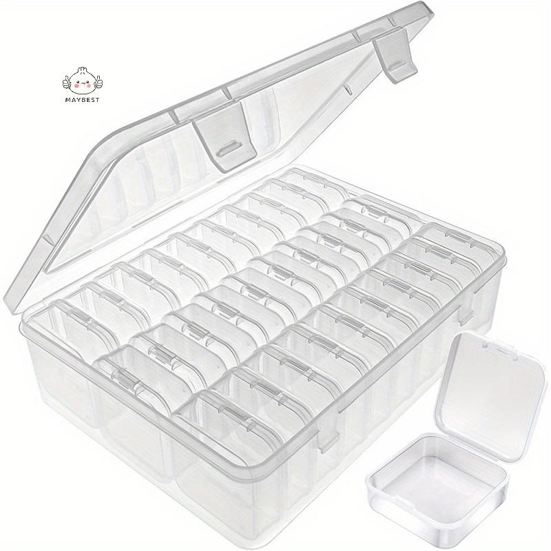 Maybest DIY Thêu Hộp Bảo Quản, Trang Sức Móng Tay Nghệ Thuật Hộp Đựng Khảm Kim Cương Giả, Hộp Bảo Quản Đa Năng {VN}