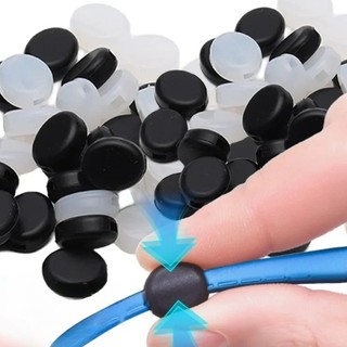 10 / 30 / 50 Cặp Kính Silicon Chống Trơn Trượt Móc Tai Phụ Kiện Tay - Đơn Giản Trắng Đen Tròn Kính Giữ Mắt
