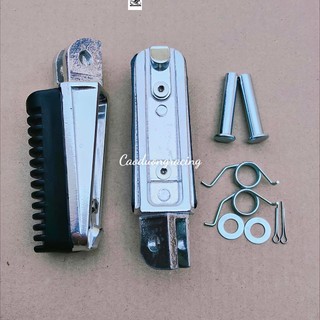 Gác chân trước xe máy exciter 150 Ex135 1 bộ đủ lò xo chốt gắn như zin phụ kiện xe máy caoduongracing
