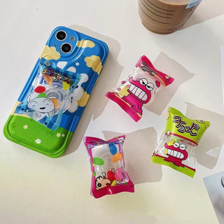 Dễ Thương 3d Snack Gấu Tròn Chắc Chắn Mặt Sau Dán Màu Trơn Griptok Giá Đỡ Điện Thoại P4