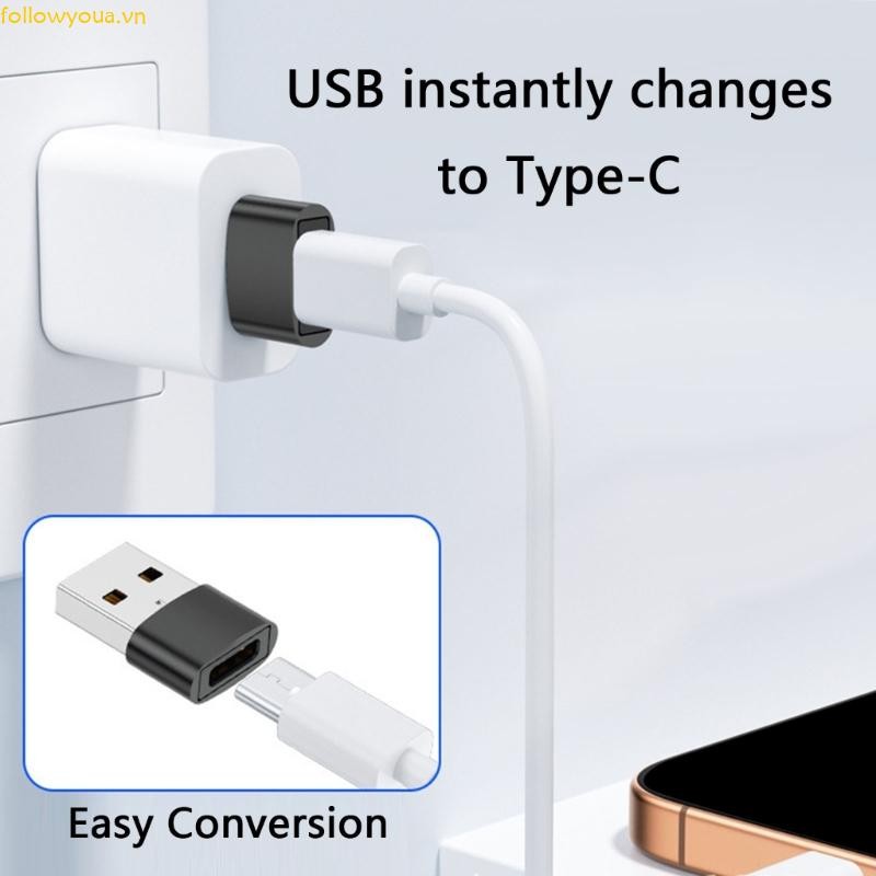 Fol Portable Type C sang USB 3 1 Bộ chuyển đổi kim loại để hỗ trợ thiết bị đa chức năng