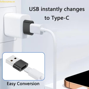 Fol Portable Type C sang USB 3 1 Bộ chuyển đổi kim loại để hỗ trợ thiết bị đa chức năng