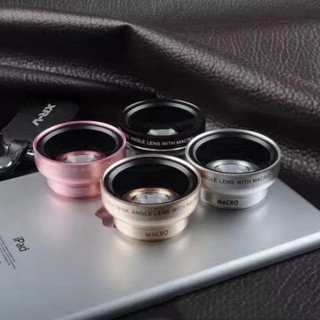 Bộ Ống Kính 2 Trong 1 Cho Điện Thoại Góc Rộng và Macro, Ống Kính Góc Rộng 0.45x
