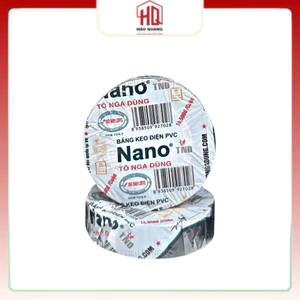 5 Cuộn Băng Keo Nano Điện Tô Nga Dũng Đen - Chính Hãng - Siêu Dính - Cách Điện An Toàn