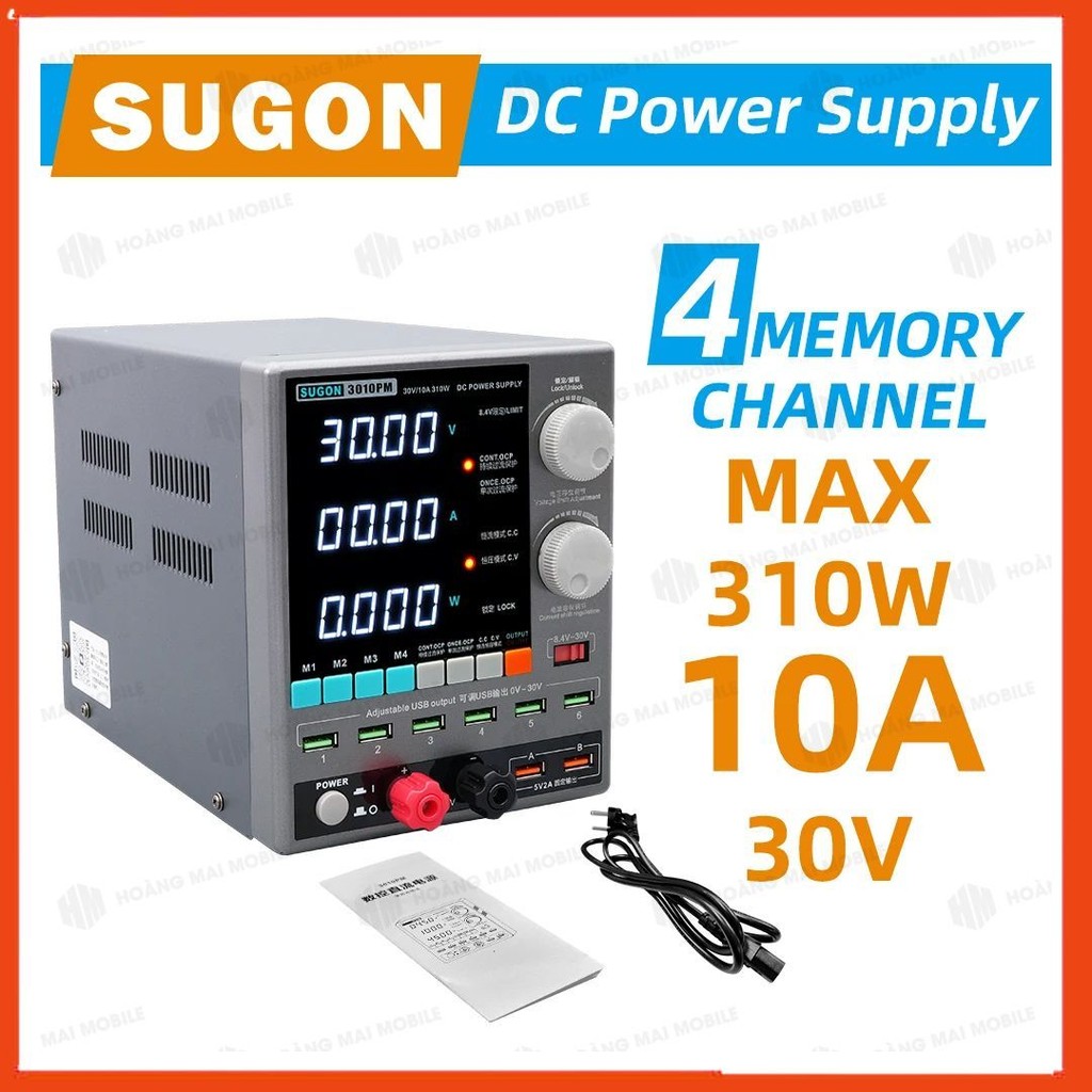 Máy cấp nguồn DC SUGON 3010PM dùng cho bo mạch điện thoại