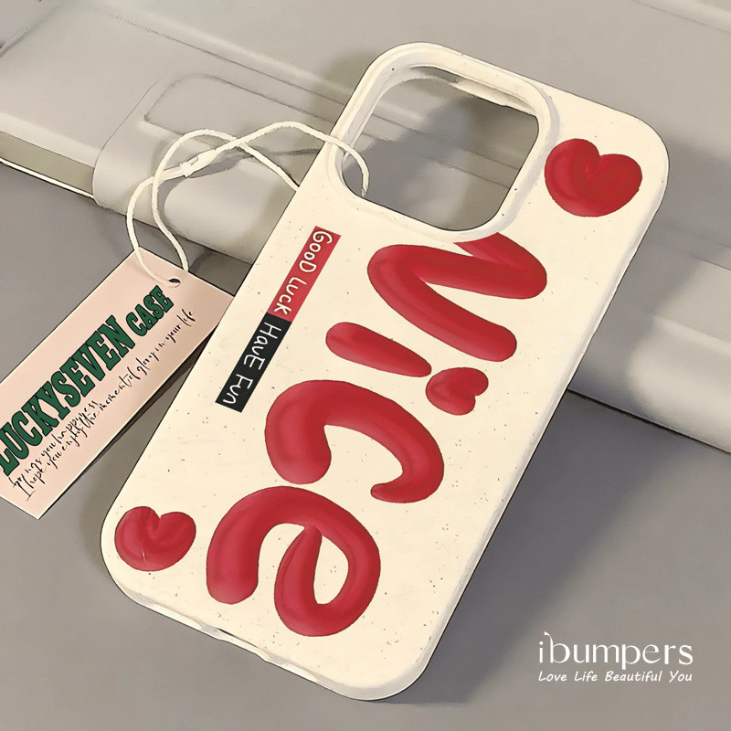 ibumpers Ốp Điện Thoại iPhone Họa Tiết Cặp Đôi Vui Nhộn Đơn Giản Cho IPhone 16 15 14 12 13 11 Pro Max IP 7 8 Plus X XS XR Ốp Lưng Ống Hút Lúa Mì Phân Hủy Thân Thiện Với Môi Trường