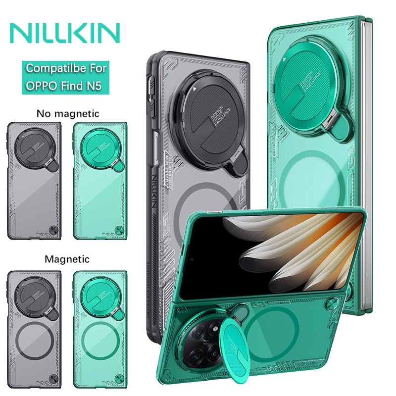 Nillkin Cho OPPO Find N5 Iceblade Prop Từ Tính Chống Sốc Chống Rơi Bảo Vệ Ống Kính Máy Ảnh Chân Đế Ốp Lưng Cứng Vỏ Điện Thoại Vỏ