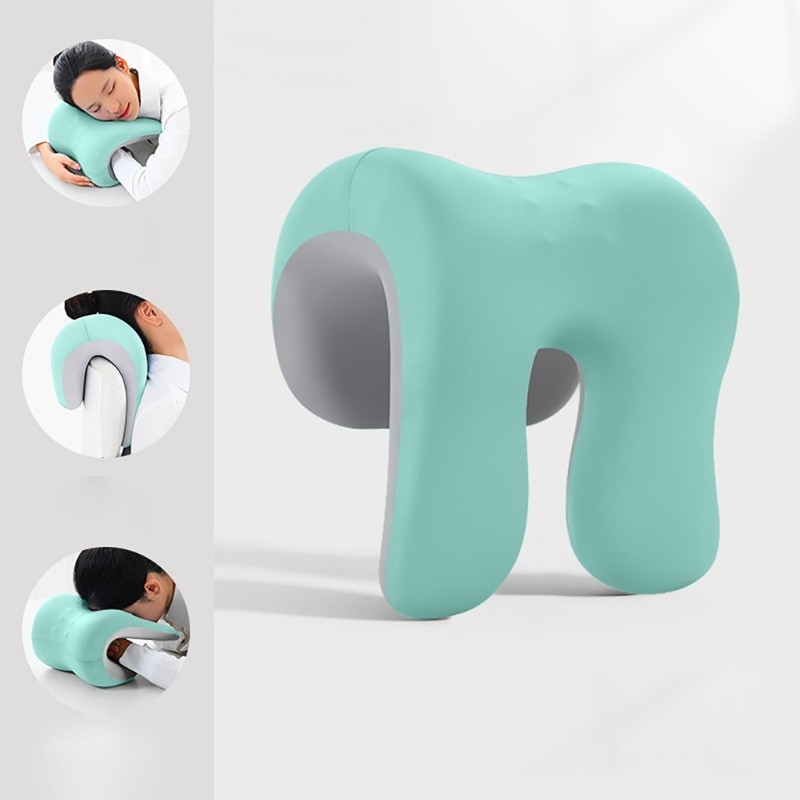 Gối ngủ văn phòng ELEGA Memory Foam dành cho bàn làm việc Tựa đầu du lịch có hỗ trợ cổ