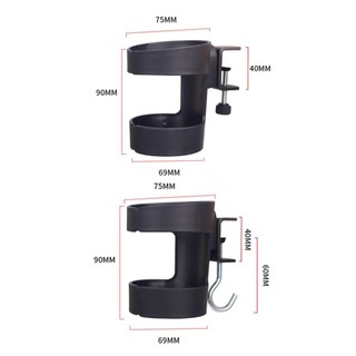 Giá đỡ cốc để bàn LEAFYHOME, Giá đựng cốc di động không cần đục lỗ, Bàn đa chức năng chống tràn có thể tháo rời Giá lưu trữ cố định để bàn