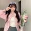 Áo Hai Dây Màu Trắng Ren Dây Cúc Gài Khuy Nhỏ Siêu Nữ Tính