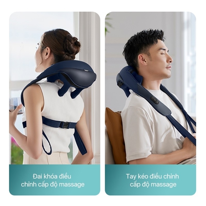 Máy Massage Cổ Vai Gáy PHILIPS PPM3522 | Máy Massage Fascial Philips PPM7323 |Chính hãng BH 24 Tháng