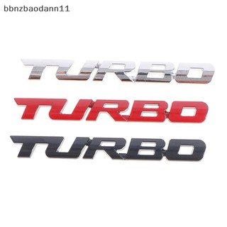 [Bbnzdd] 3D Chữ Kim Loại Turbo Xe Máy Biểu Tượng Huy Hiệu Miếng Dán Trang Trí Bên Cạnh BVAH