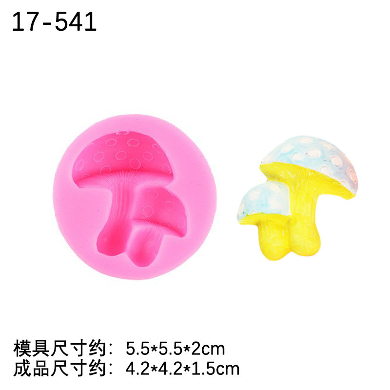 Khuôn silicon mô hình nấm Khuôn sô cô la DIY Khuôn trang trí nướng bánh