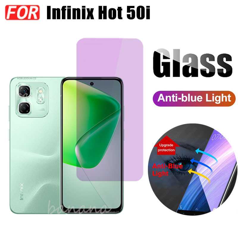 Infinix Hot 50i Hot 50 Pro Ốp Điện Thoại Chống Sốc Cho Infinix Hot 50 4G Hot 50 5G Kính Cường Lực Và Ống Kính Chống Tia Xanh