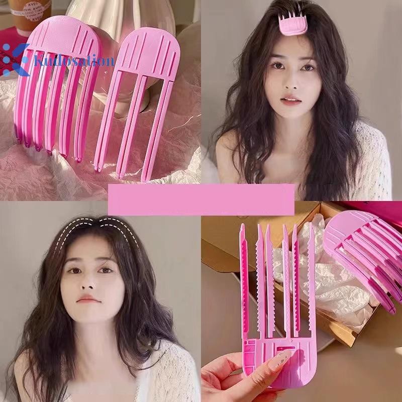 Kudosation Nổ Tóc Lông Tơ Hiện Vật Kẹp Tóc Dành Cho Nữ Đầu Trước Tăng Top Bangs Định Hình Lược